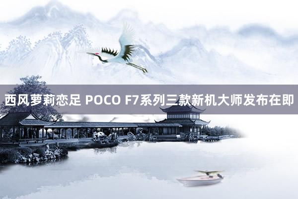 西风萝莉恋足 POCO F7系列三款新机大师发布在即